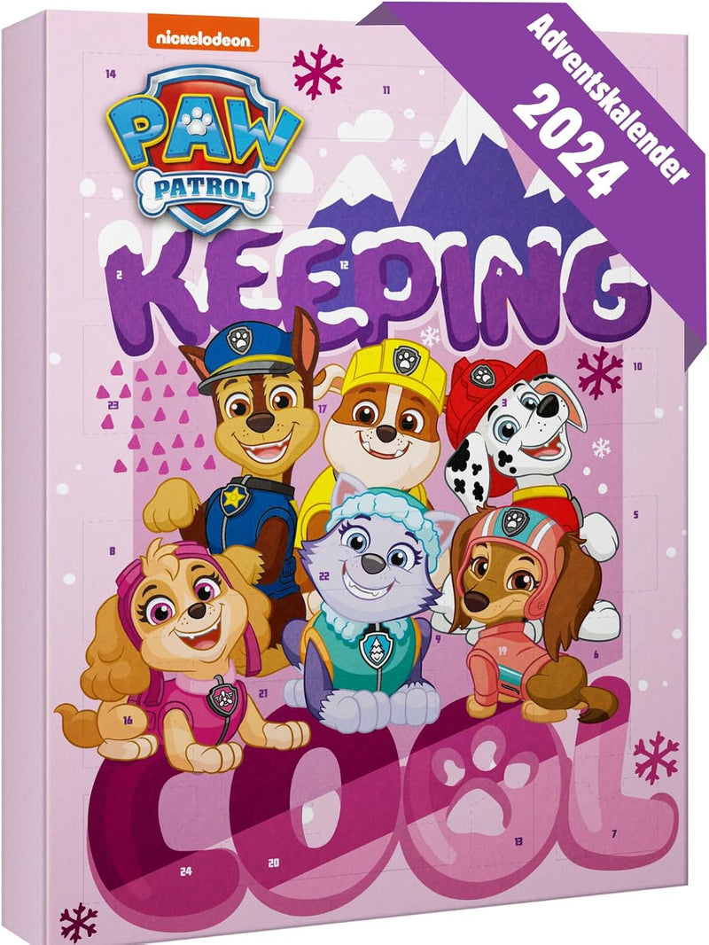 PAW Patrol Adventskalender 2023 Beauty Weihnachtskalender "PAWsome holidays" - Adventskalender Kinde