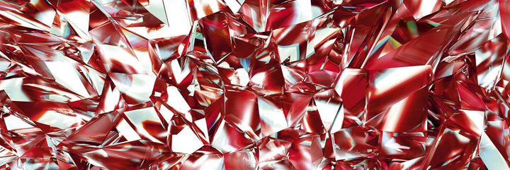 Dimex Küchenrückwand Folie selbstklebend ROTER KRISTALL | Klebefolie - Dekofolie - Spritzschutz für