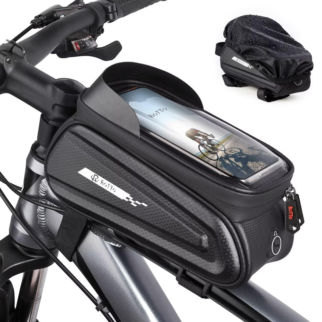 ROTTO Fahrrad Rahmentasche Oberrohrtasche Handytasche auf Oberrohr Hartschalenkoffer Empfindlicher T