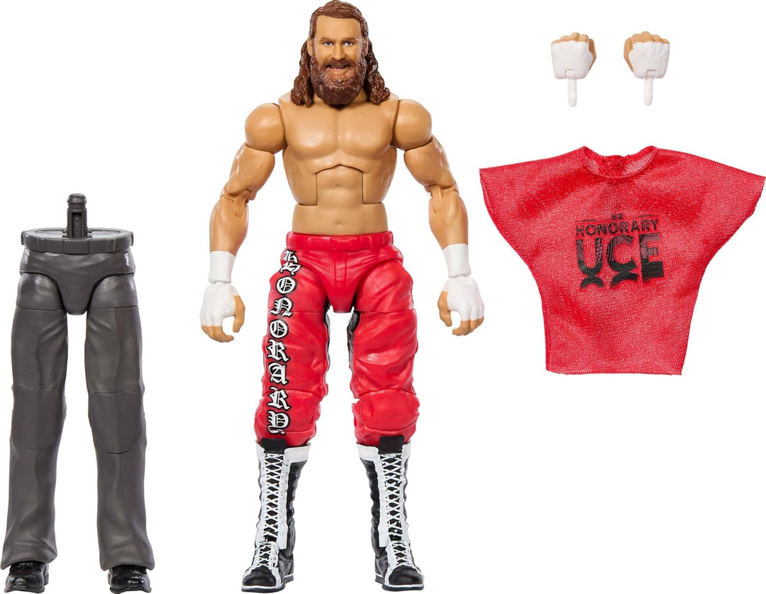 Mattel WWE Elite Collection Actionfigur & Zubehör, Premium Live Event Sami Zayn mit austauschbaren H