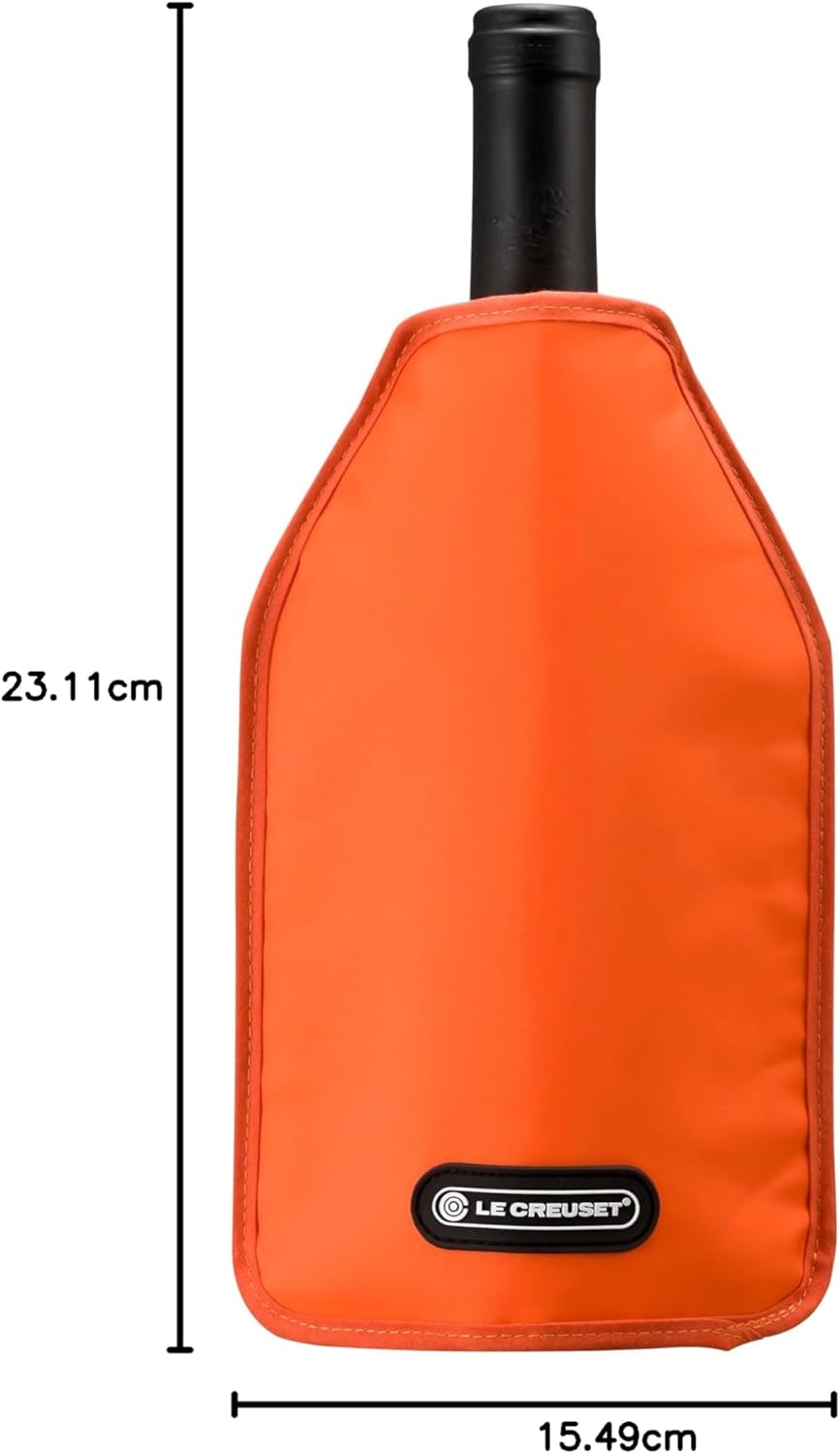 Le Creuset, Aktiv-Weinkühler für Wein oder Champagner, Wasserabweisender Stoff, WA-126, Ofenrot, 591