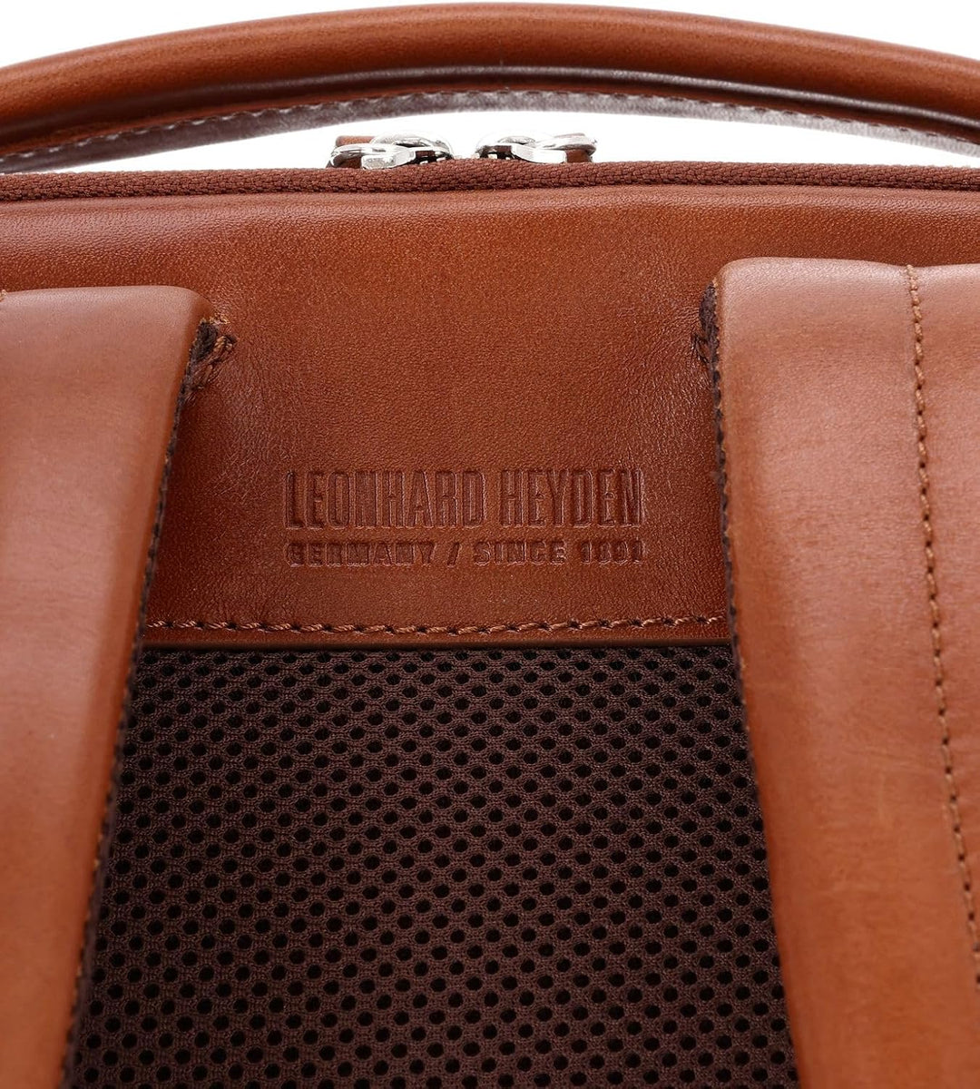 Leonhard Heyden Cambridge - Rucksack 15.6" 42 cm cognac