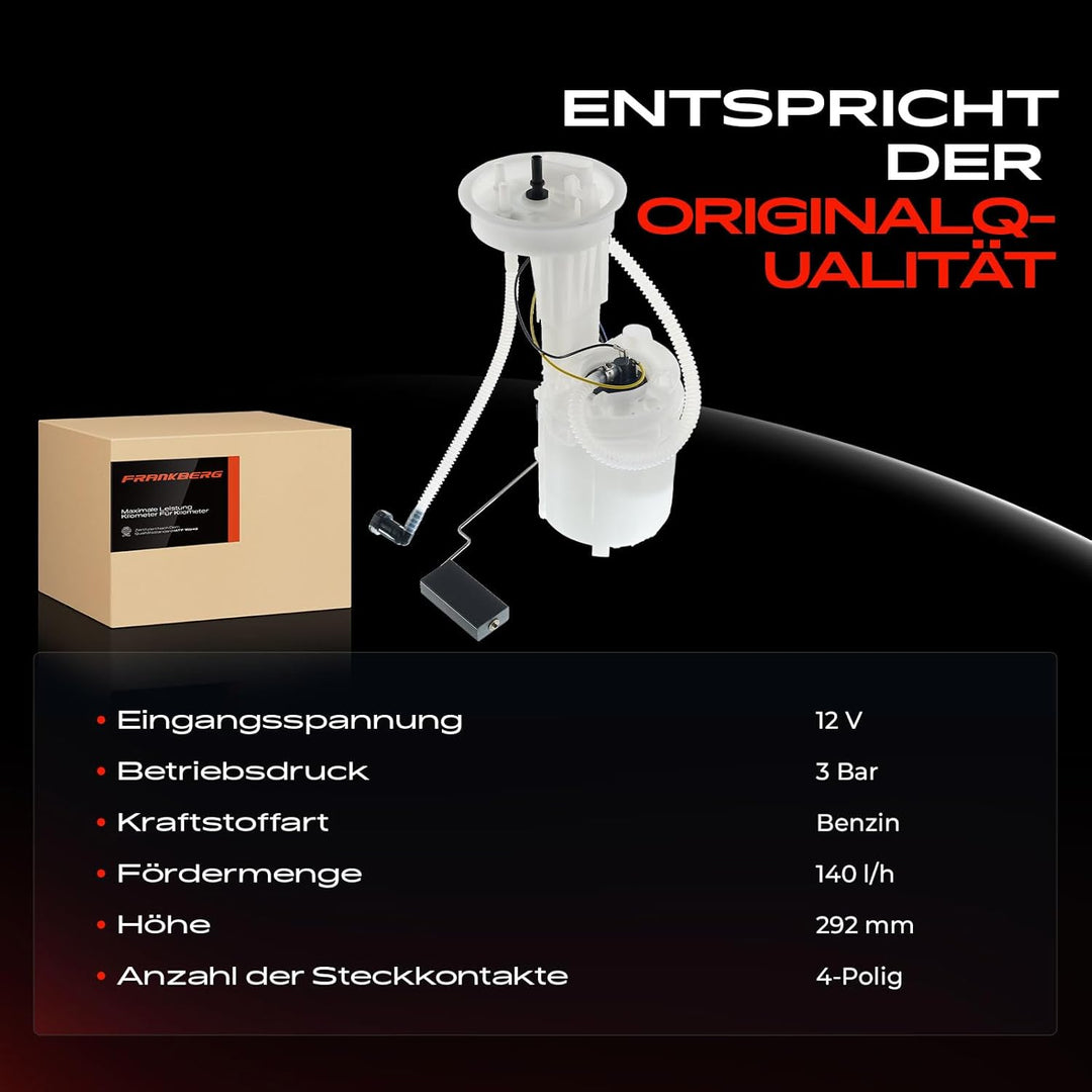 Kraftstoffpumpe Benzinpumpe für A4 8E2,B6 8EC,B7 A4 Avant 8E5,B6 A4 Cabriolet 8H7,B6,8HE,B7 Exeo 3R2