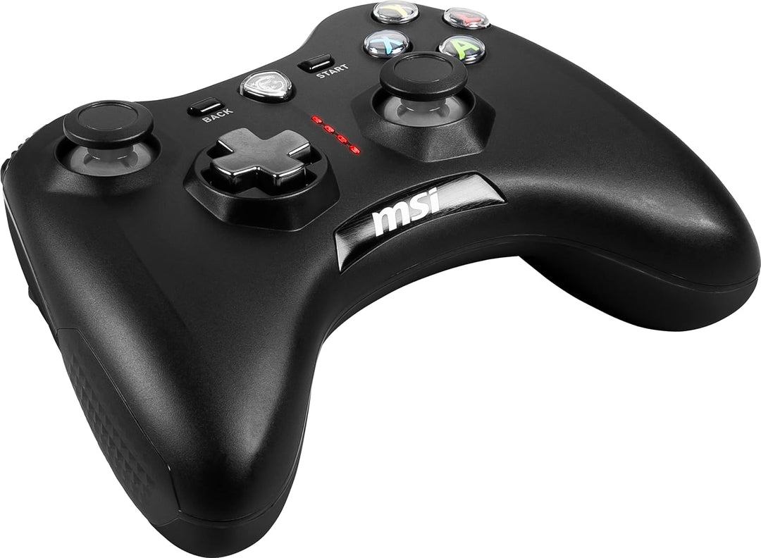 MSI FORCE GC30 V2 Kabelloser PC-Gamepad Controller - 2,4 GHz, 600mAh Li-Ionen-Akku, austauschbare D-