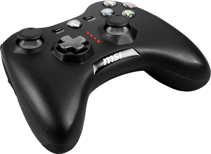 MSI FORCE GC30 V2 Kabelloser PC-Gamepad Controller - 2,4 GHz, 600mAh Li-Ionen-Akku, austauschbare D-