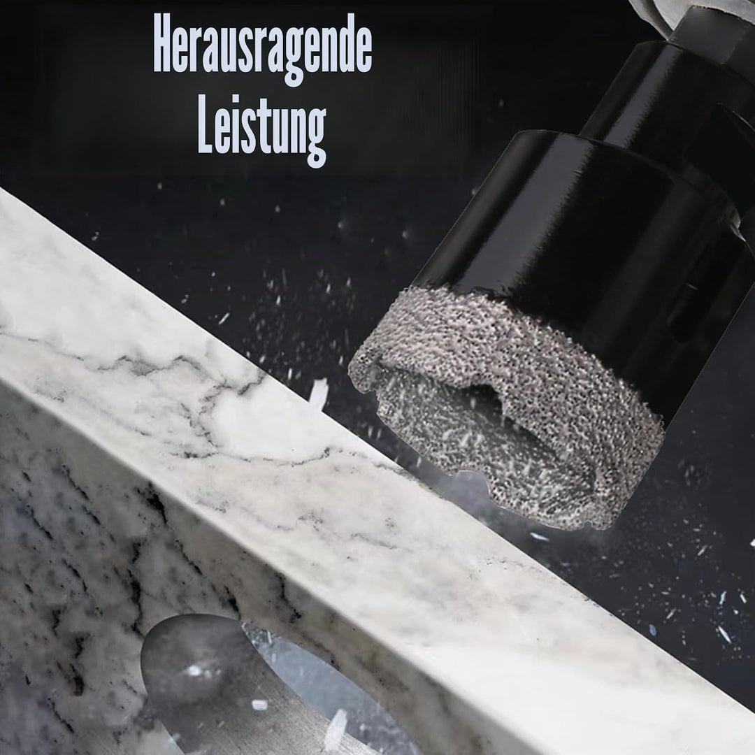 12 Stück/Satz Diamant Kernbohrer Set, 6–68mm M14 Gewinde vakuumgelöteter Winkelschleifer Mauerwerk L