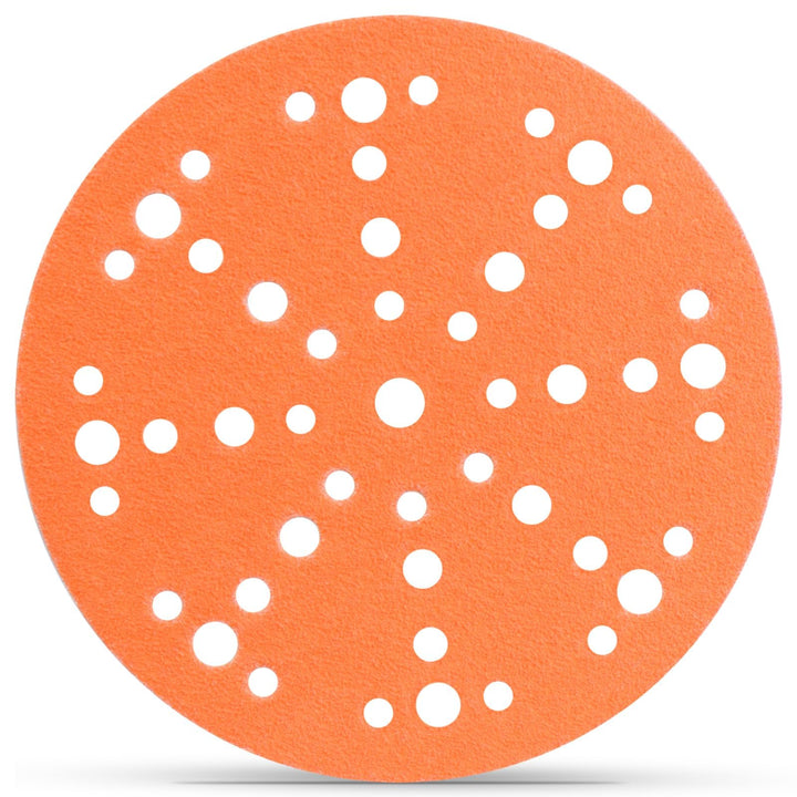 Papier Schleifscheiben 150mm Klett Orange 49-Loch K180 Holz/Auto 180.0, 180.0
