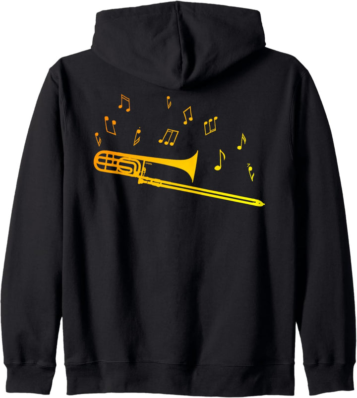 Coole Slide Posaune / Trombone Für Posaunisten "Teamposaune" Kapuzenjacke