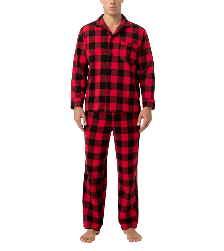 LAPASA Herren Pyjama-Set Schlafanzugset (Extra Warm Flecce Set M129, Wärmer Flanell Set M95, Warm Fl