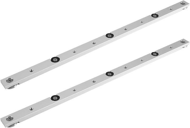 2 Stück Miter Bar Slider 450mm, Table Saw Miter Bar, Schlitz Gehrungsschiene, T-Schiene Aluminiumleg