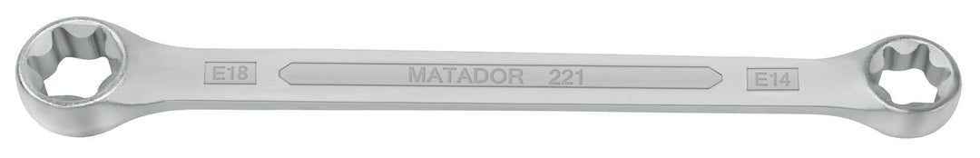 MATADOR Doppelringschlüssel, Torx, E 14 x 18, 0221 1418, E 14 X 18