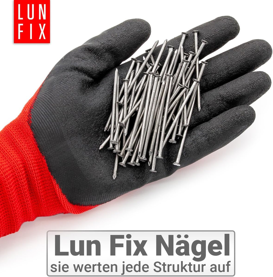Lun Fix Drahtstifte 1,4 x 32 mm - 5kg Holznägel für Bauarbeiten Unverzinkter Baunägel Stahlnägel 32m