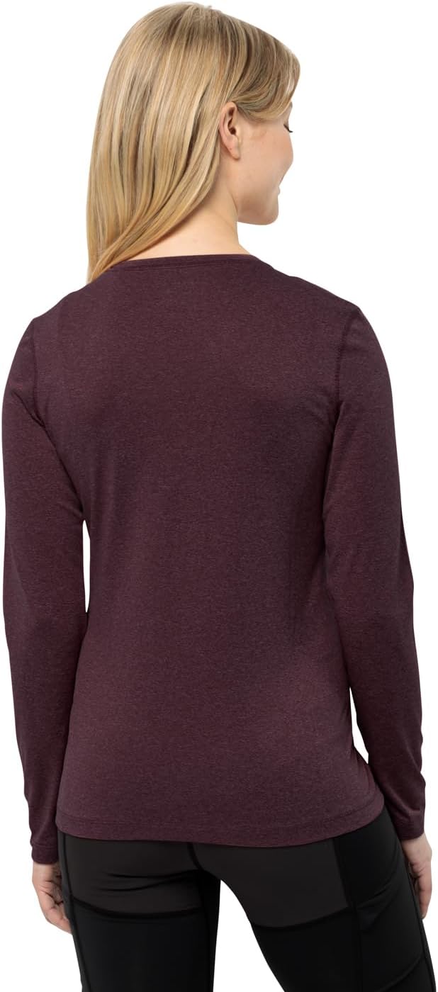 Jack Wolfskin Damen Sky Thermal L/S W Wander-Shirt XS Amaranth, XS Amaranth