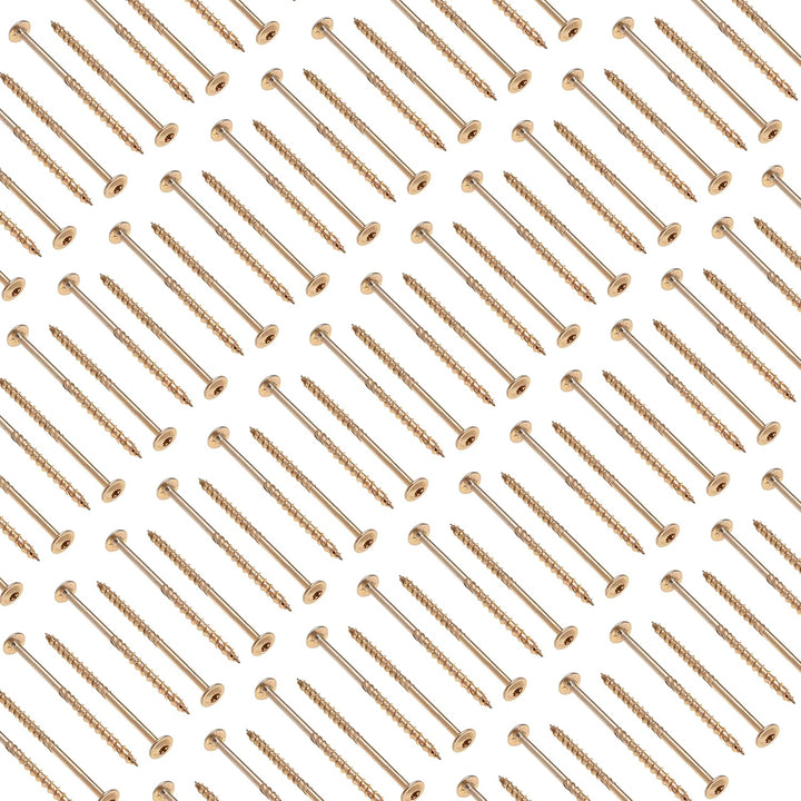 Keple Holzschrauben von Keple 8 mm x 50 mm selbstschneidende Torx-Schrauben für Holz Bahnschwellen S