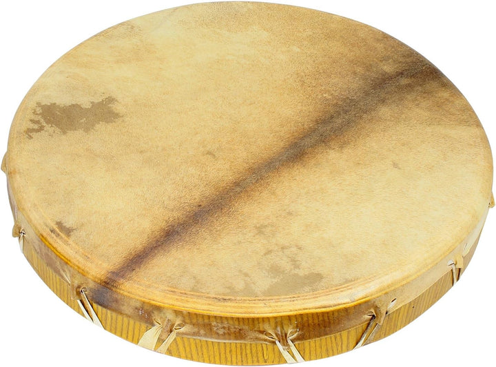 Schamanentrommel Ø 40 cm Rahmentrommel Mehrschichtiger Holzrahmen Rund Ziegenhaut Shaman Drum inklus