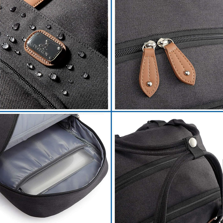 Wickeltasche Rucksack - Dikaslon Grosser Wickelrucksack mit Multifunktions-Babytaschen und mobiler W