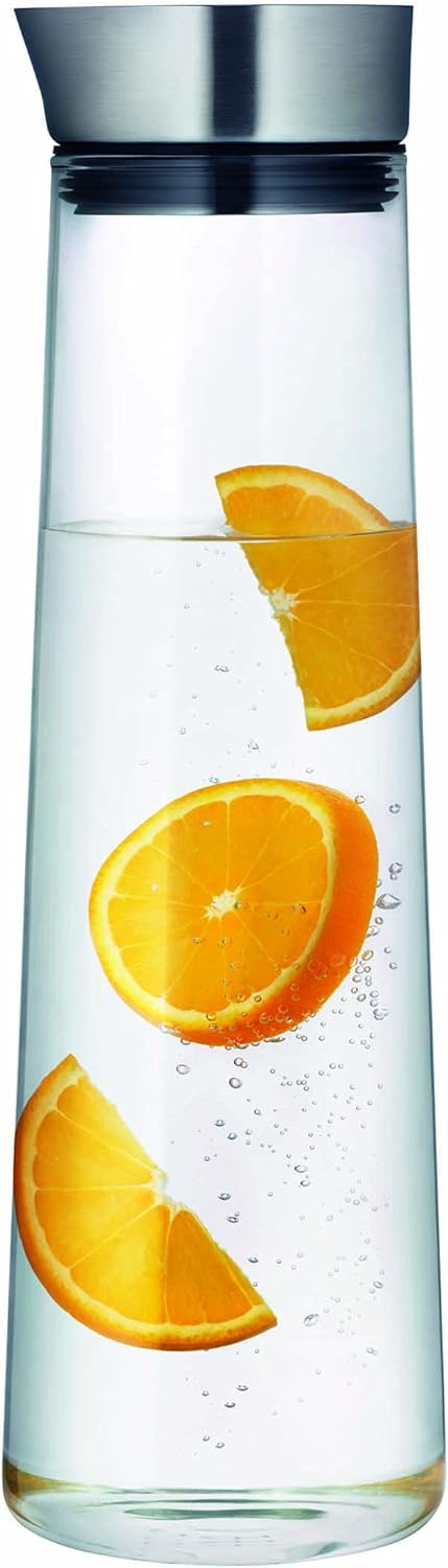 blomus -ACQUA- Wasserkaraffe aus Glas, 1,5 Liter Fassungsvermögen, Glaskaraffe mit hochwertigem Edel