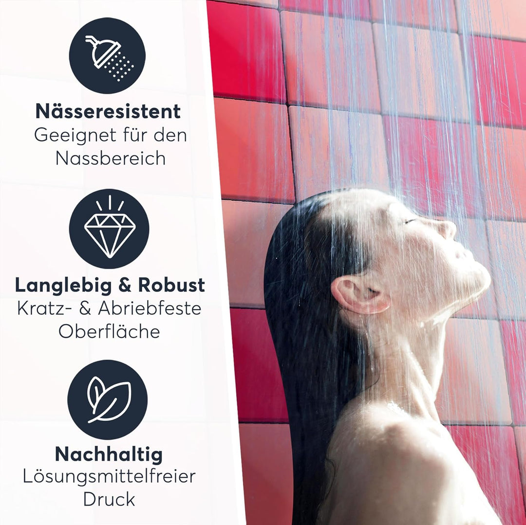 Fliesenmosaik I Klebefolie Fliesen Sticker Aufkleber Bad u. Küche Fliesen Wand Deko - Fliesen renovi