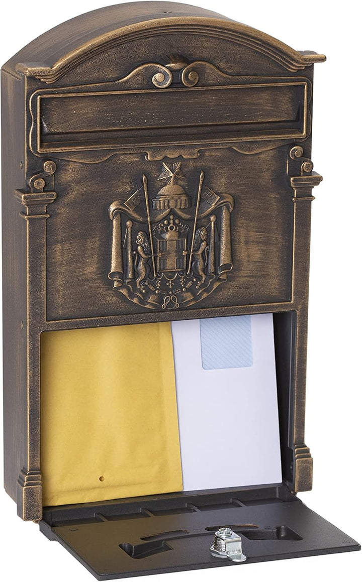 ARREGUI Residencia D-2151/B Individueller Briefkasten aus Aliminium im klassischen Stil, Grösse M (D