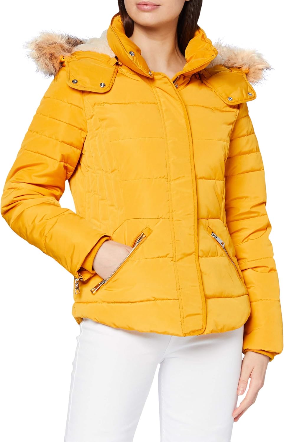 ESPRIT Damen Jacke 090ee1g304, Dark Brown,