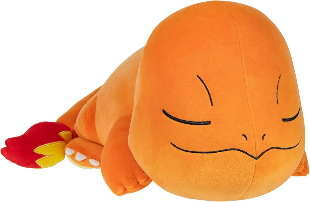Pokémon PKW4319-45cm Schlafendes Plüsch - Glumanda, offizielles Plüsch, Glumanda