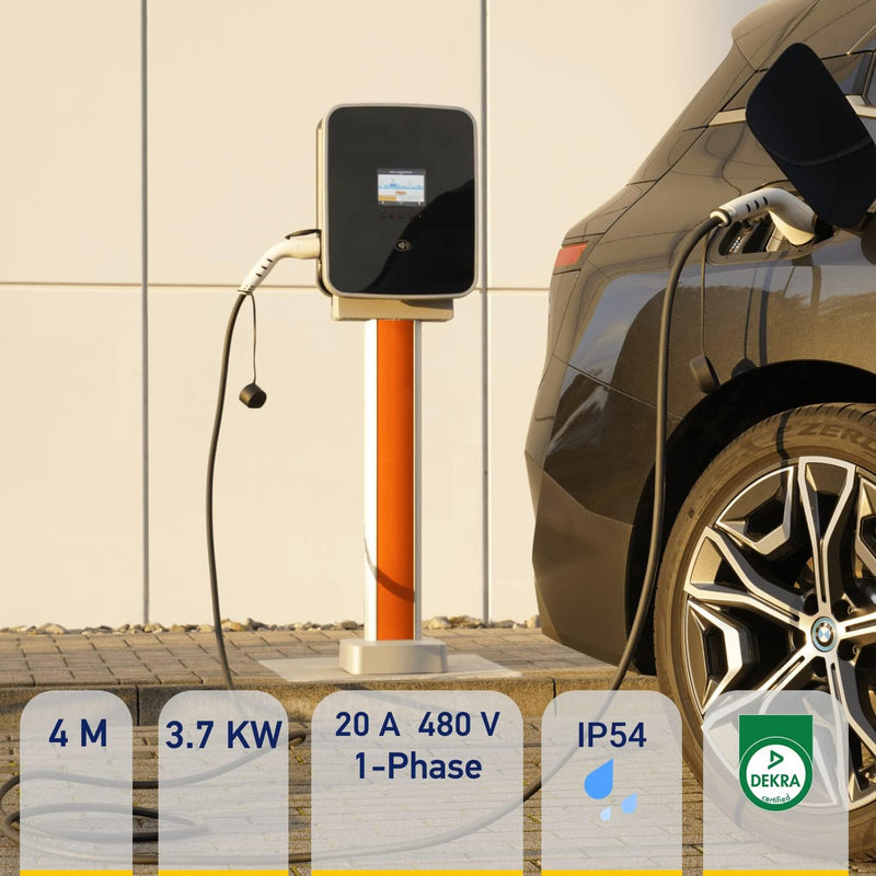 HELLA 8KE 358 255-001 Typ 2 Ladekabel 3.7KW für EV Elektroautos und Plug-in Hybrid - 1phasig - 16A -