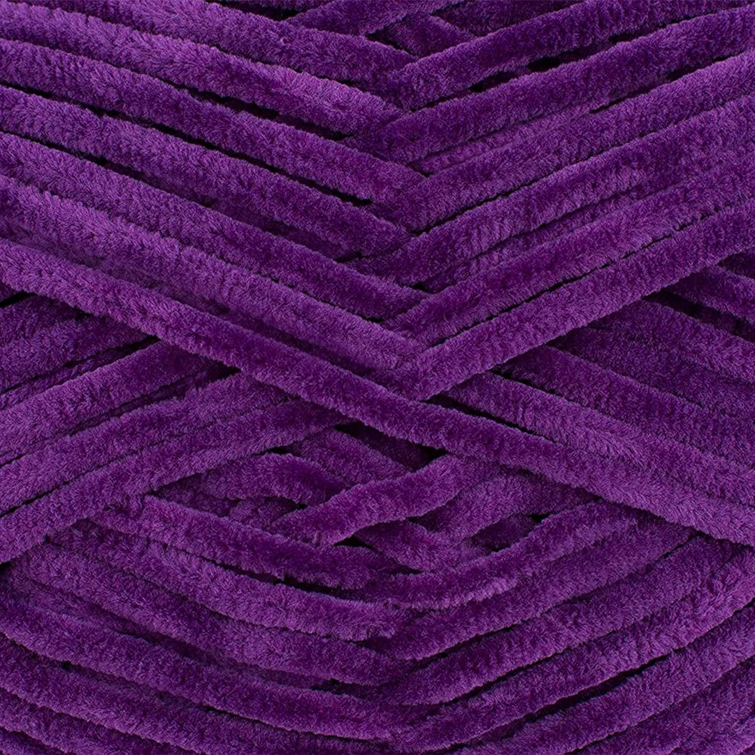 Gründl Funny uni Strick- &amp; Häkelgarn (samtartiges Chenille-Garn aus 100 % Polyester, 10 x 100 g / 12