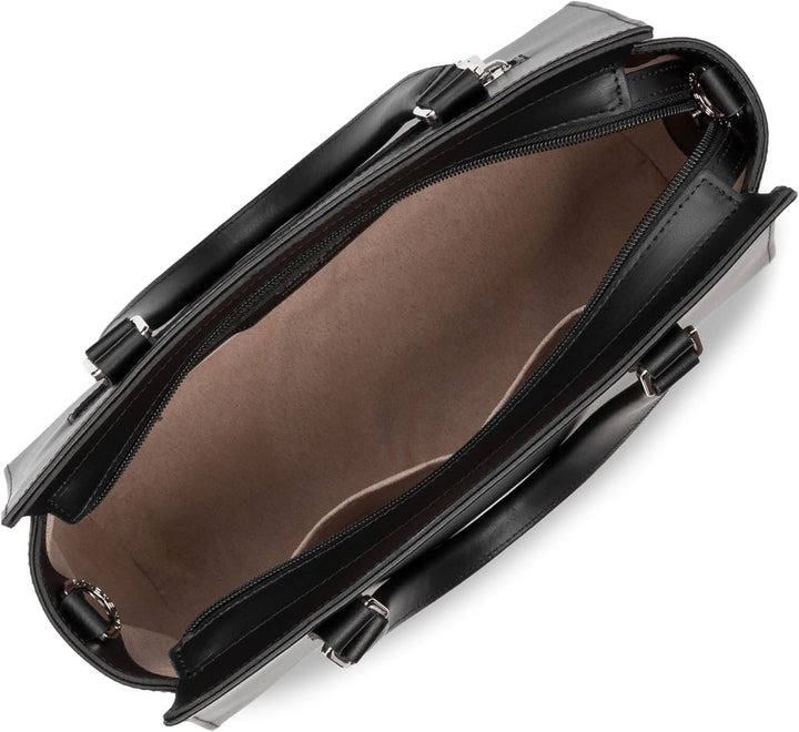 Lancaster Unisex Glatt Tasche, Schwarz