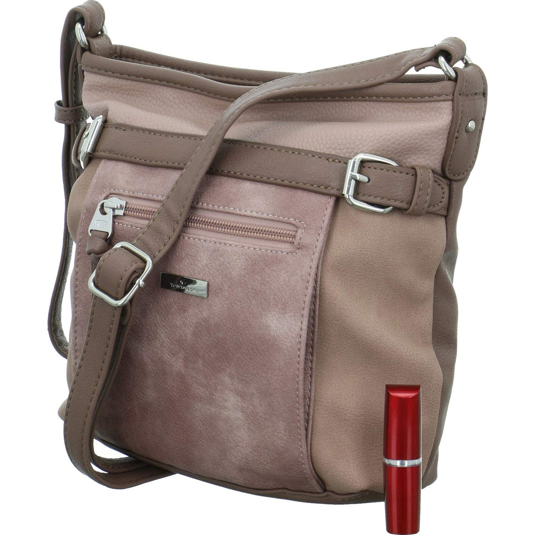 TOM TAILOR bags Juna Damen Umhängetasche Crossbody Bag Klein 26 x 7,5 x 24 Rose, 26 x 7,5 x 24 Rose