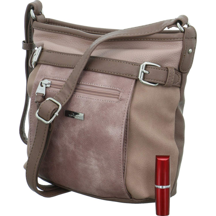 TOM TAILOR bags Juna Damen Umhängetasche Crossbody Bag Klein 26 x 7,5 x 24 Rose, 26 x 7,5 x 24 Rose
