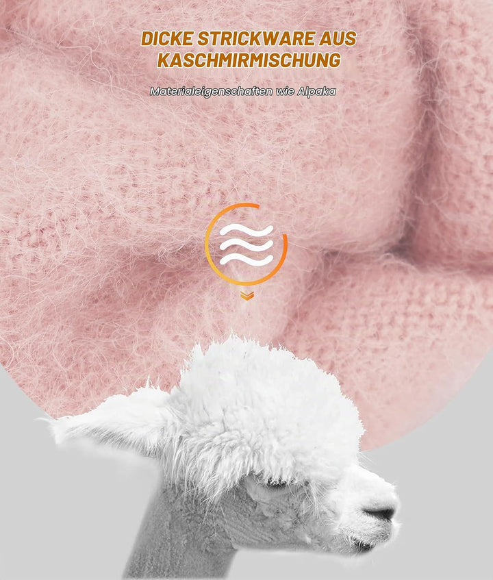 Bequemer Laden Damen Winter Warm Touchscreen Handschuhe Thermo Winterhandschuhe Kaschmir Strickhands