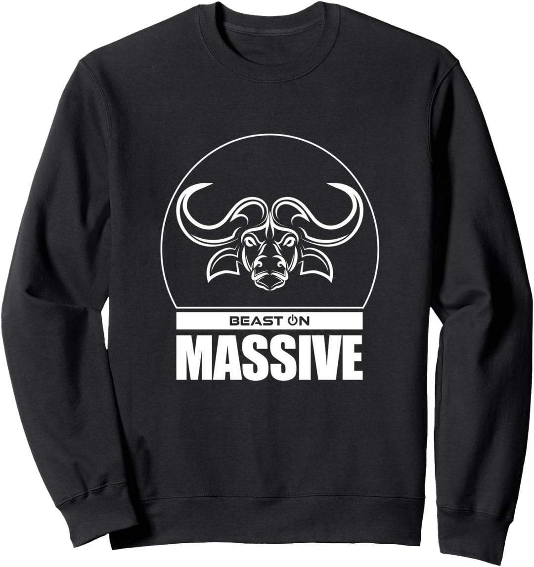 Massive Bullen Kopf Beast Gym Fitness Training Workout Gains Sweatshirt