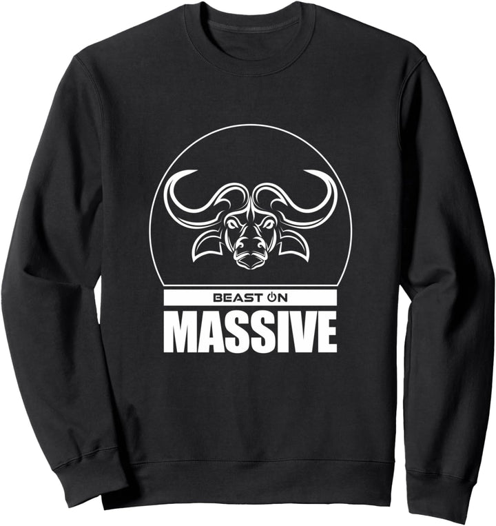 Massive Bullen Kopf Beast Gym Fitness Training Workout Gains Sweatshirt