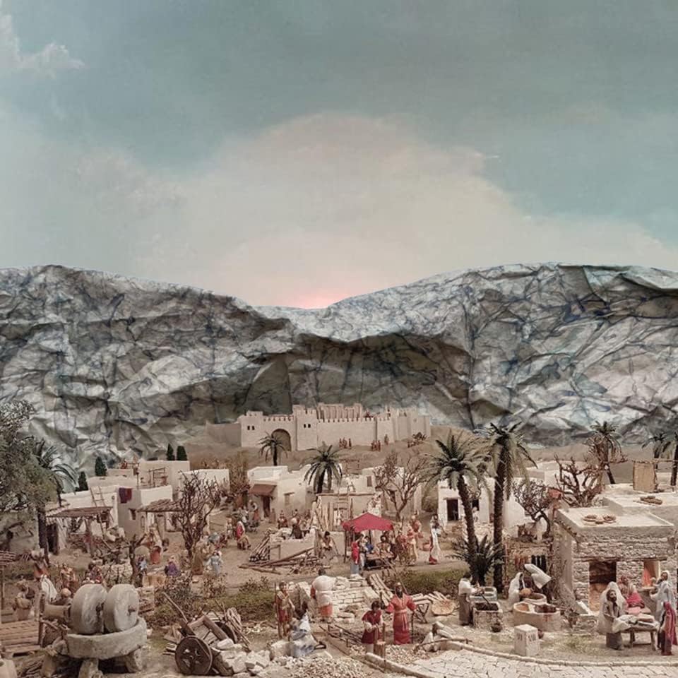 Gesar 2 Bögen 100 x 70 cm Felsenpapier für Weihnachtskrippe, hohe Qualität von Papier, Krippe oder E