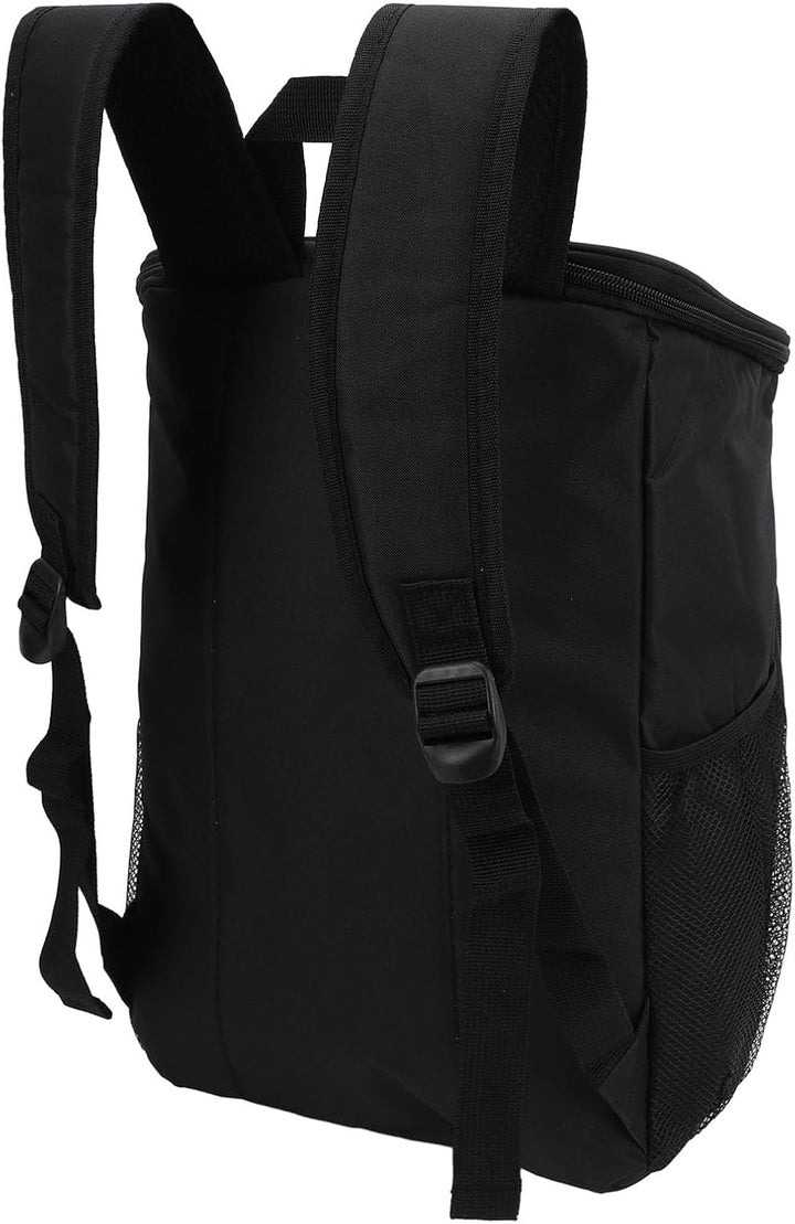 Isolierter Rucksack aus Oxford-Stoff, Kühlrucksack aus Oxford-Stoff mit Seitentaschen für Camping, S