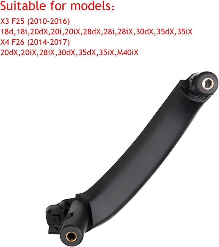 TZYSZDB Autotürgriff, F25 Türinnengriff für BMW X3 X4 F25 F26, Türgriff Fahrerseite, Türgriff Beifah