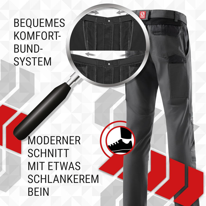 KRÄHE WORKWEAR Profession Pro Evo Bundhose I Arbeitshose I Made IN Europe I unser Allroundtalent mit