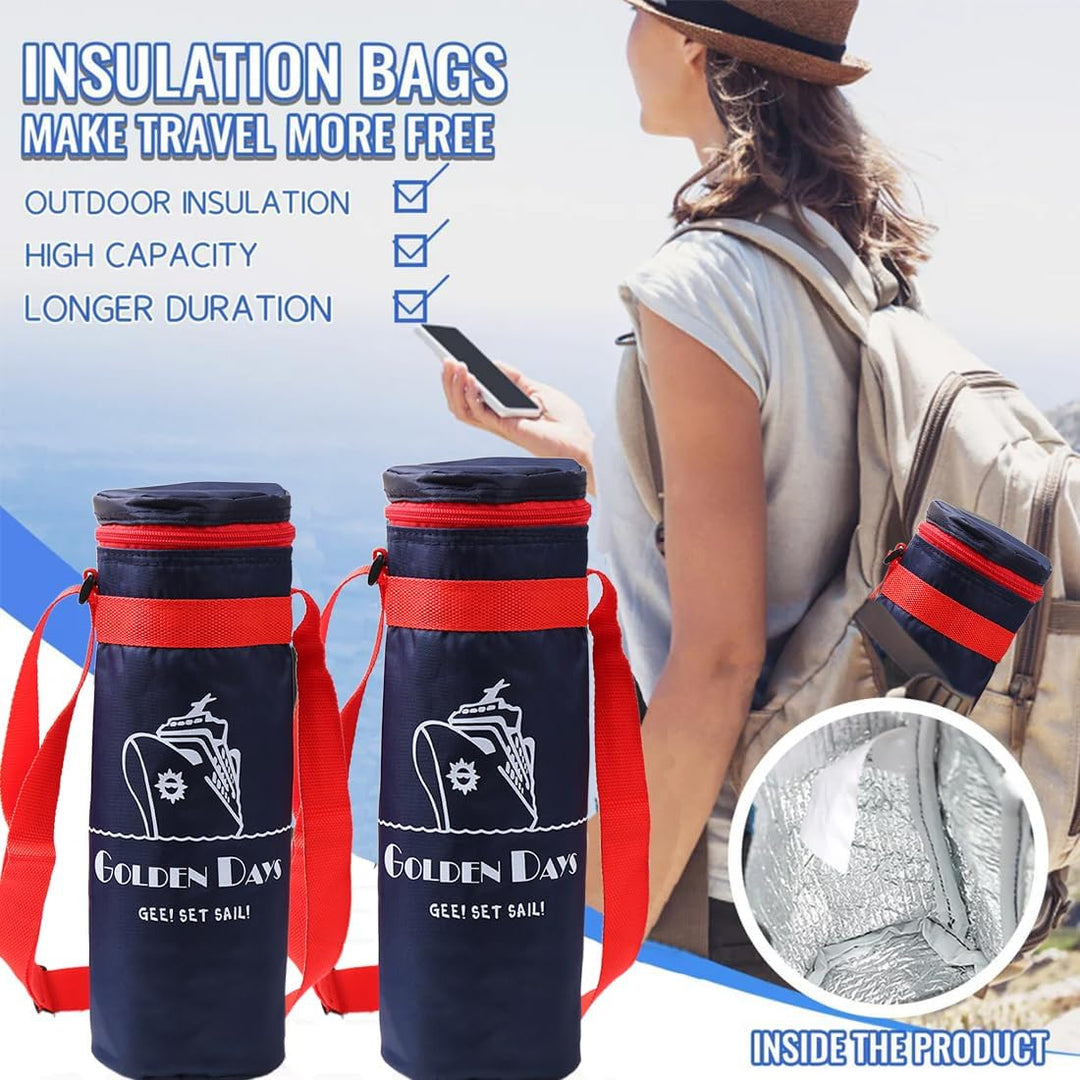 Dosen Kühltasche, 2 Stück Kühltasche für Wasserflasche, universelle Wasserflasche, hohe Kapazität, i