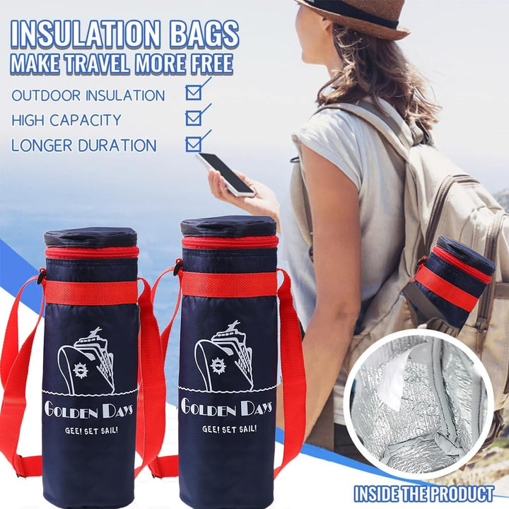 Dosen Kühltasche, 2 Stück Kühltasche für Wasserflasche, universelle Wasserflasche, hohe Kapazität, i