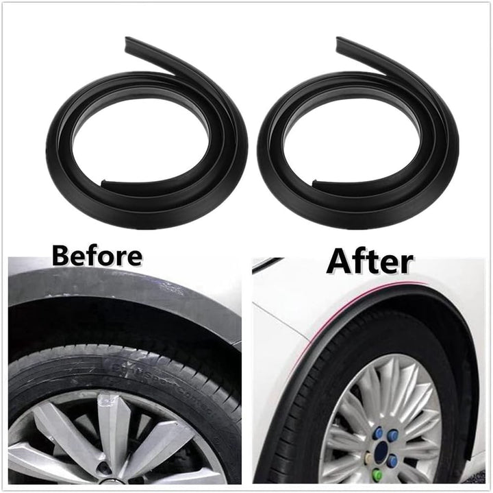 Riloer 2PCS Car Fender Protectors, universelle weiche Gummi -Kotflügel -Flares -Protektoren zum Schu