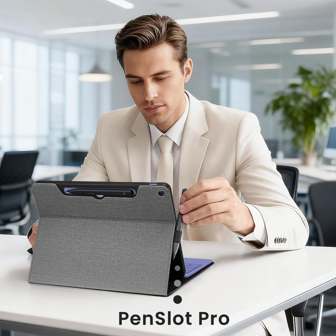 Omnpak Hülle für Microsoft Surface Pro 12 （2025 ） 12 Zoll, Lightweight Protective, Multiple Angle, S