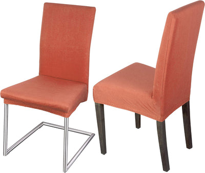 Staboos Stuhlhussen 6er Set - Hohe Elastizität - Stuhlbezug 6er Set - ÖKO TEX Zertifiziert (Flamingo