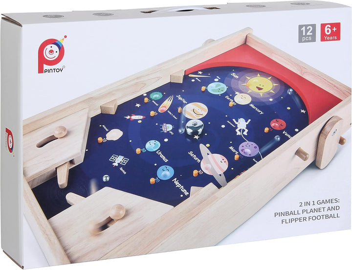 Bartl 112383 Pintoy Fussball Flipper und Planeten Pinball Fussball-flipper und Pinball, Fu&amp;