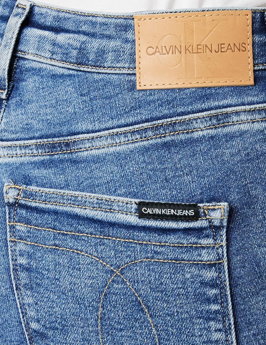 Calvin Klein Jeans Damen HIGH Rise Skinny Jeans, Denim Medium, 24W / 34L