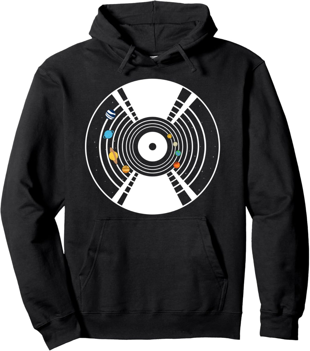 Universum Galaxy Schallplatte Vinyl Plattenspieler Geschenk Pullover Hoodie