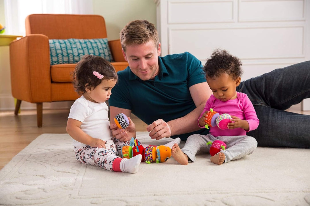 Lamaze Mix & Match Caterpillar Kuscheltier für Baby, Babys Aktivität Sortierspielzeug, für neue Elte