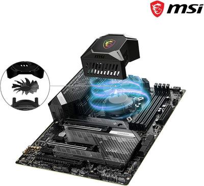 MSI MAG CORELIQUID K240 CPU-Wasserkühlung (240 mm, 2 Lüfter, Intel 115x/1200, AMD AM4/AM3+/TR4, schw