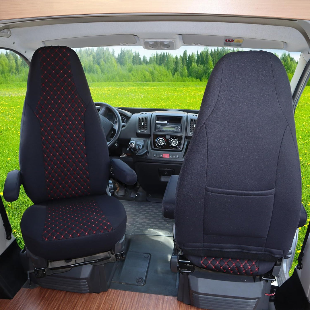 BREMER SITZBEZÜGE Mass Piloten Schonbezüge Sitzbezüge kompatibel mit Wohnmobil Camper Hymer Ducato W