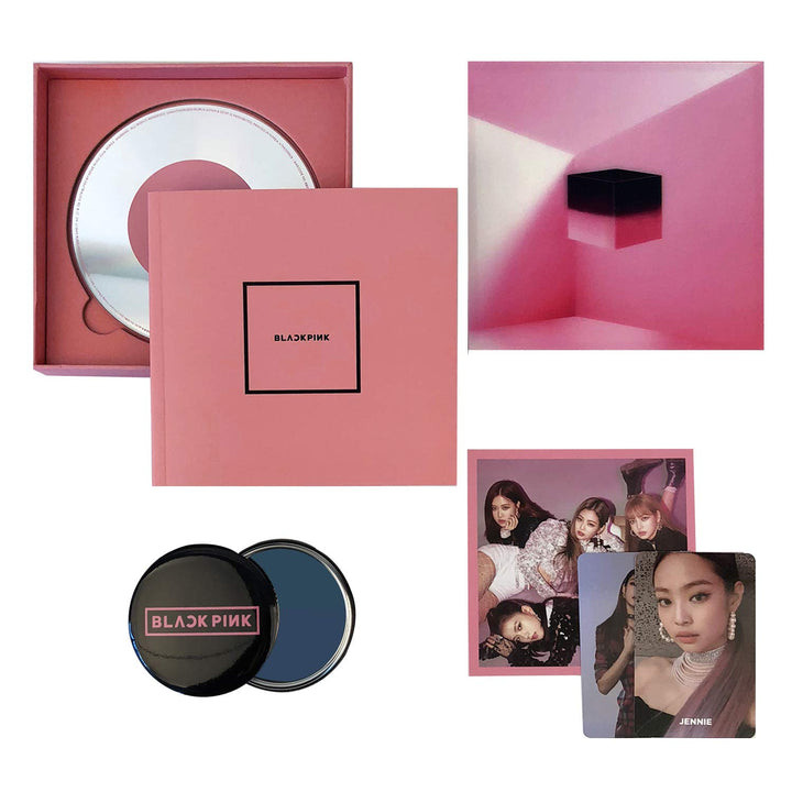 Square Up [ PINK Ver. ] - BLACKPINK 1st Mini Album CD + Photo Book + Lyrics Book + Postcard + Photoc