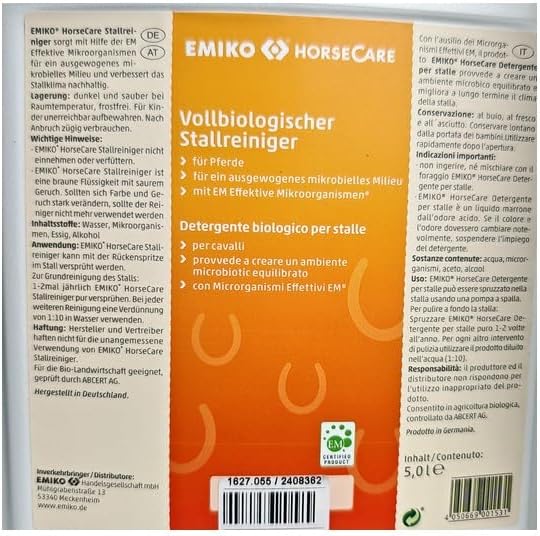 Emiko HorseCare Stallreiniger 5 L